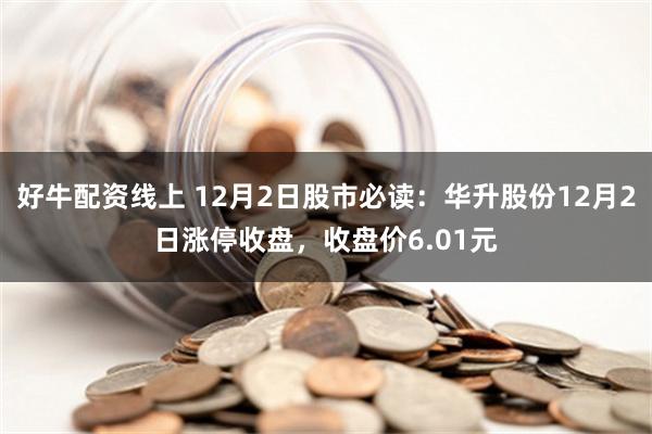 好牛配资线上 12月2日股市必读：华升股份12月2日涨停收盘，收盘价6.01元