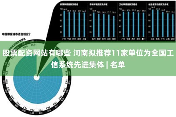 股票配资网站有哪些 河南拟推荐11家单位为全国工信系统先进集体 | 名单